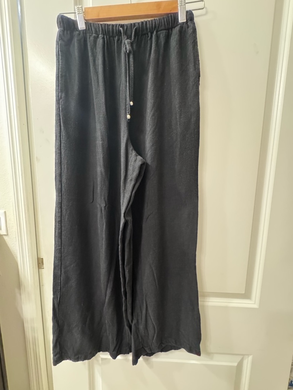 Lillusory Women’s Linen Summer Black Pants